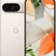 Front and back views of a white Google Pixel smartphone, showing a horizontal dual-camera bar on the rear and a full-screen display on the front.