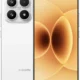 White Xiaomi smartphone shown from front and back, featuring a four-lens Leica camera module on the top-left corner of the back panel.